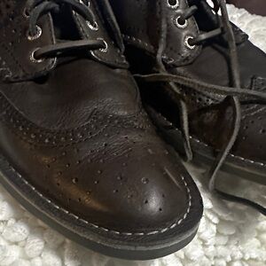 Sperry gold cup wingtip Brown leather 7M
